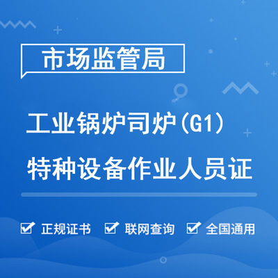 工业锅炉司炉（G1）